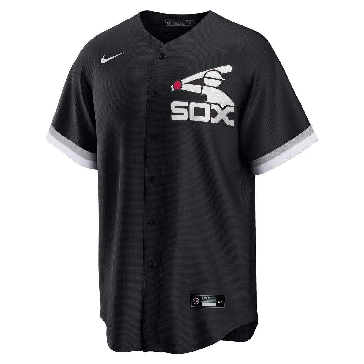 Men s Chicago White Sox Nike Batterman Replica Team Jersey - Black Official Team Jersey Sports Fan Apparel Official MLB Team Apparel Baseball Fan Gear