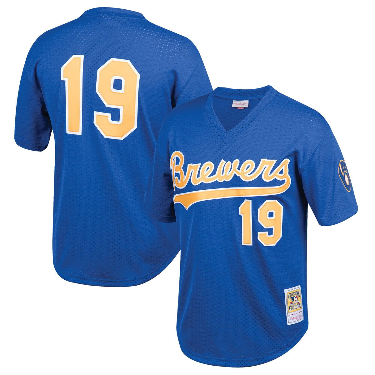 Youth Milwaukee Brewers Robin Yount Mitchell And Ness Royal Cooperstown Collection Mesh Batting Practice Jersey Official Team Jersey Sports Fan Appare