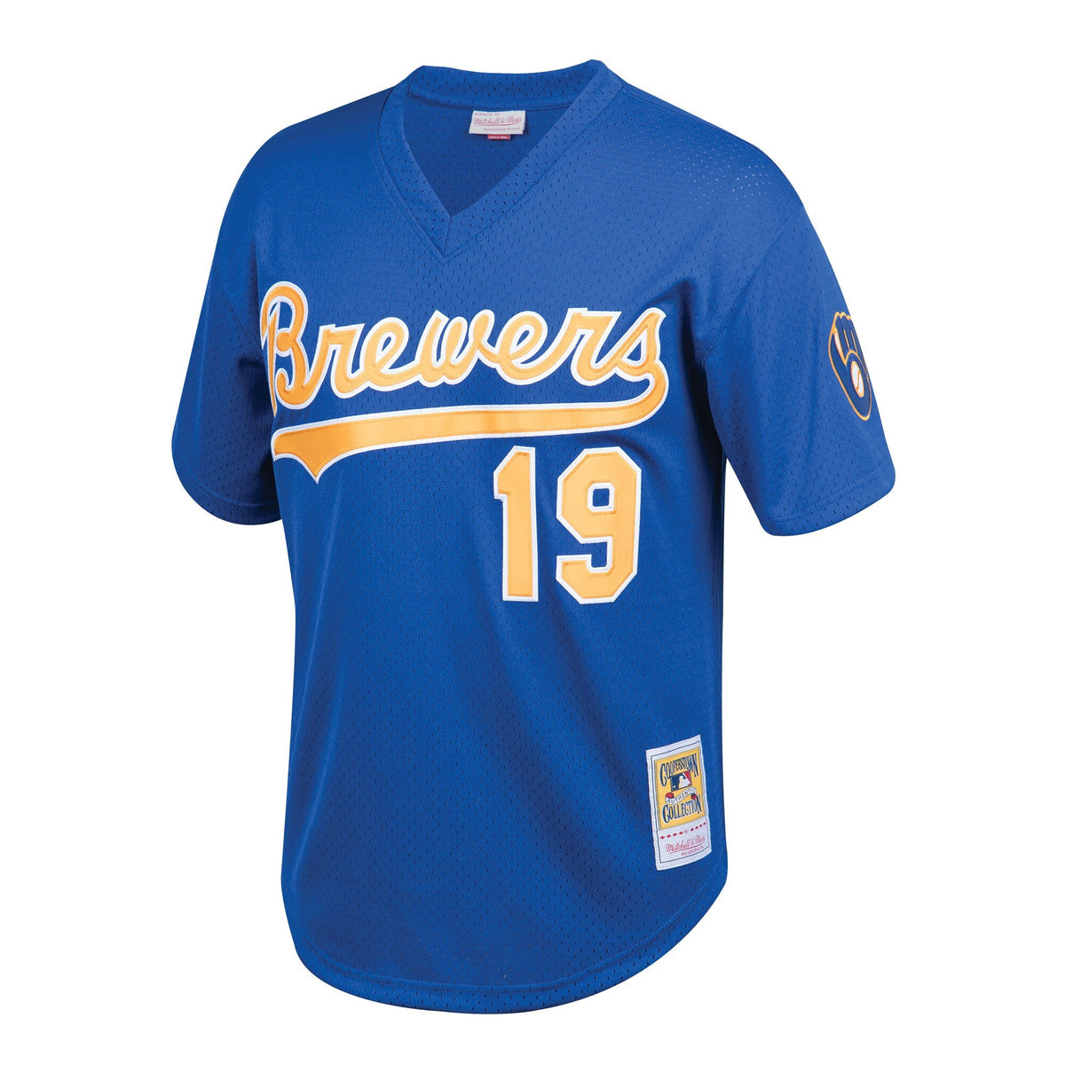 Youth Milwaukee Brewers Robin Yount Mitchell And Ness Royal Cooperstown Collection Mesh Batting Practice Jersey Official Team Jersey Sports Fan Appare