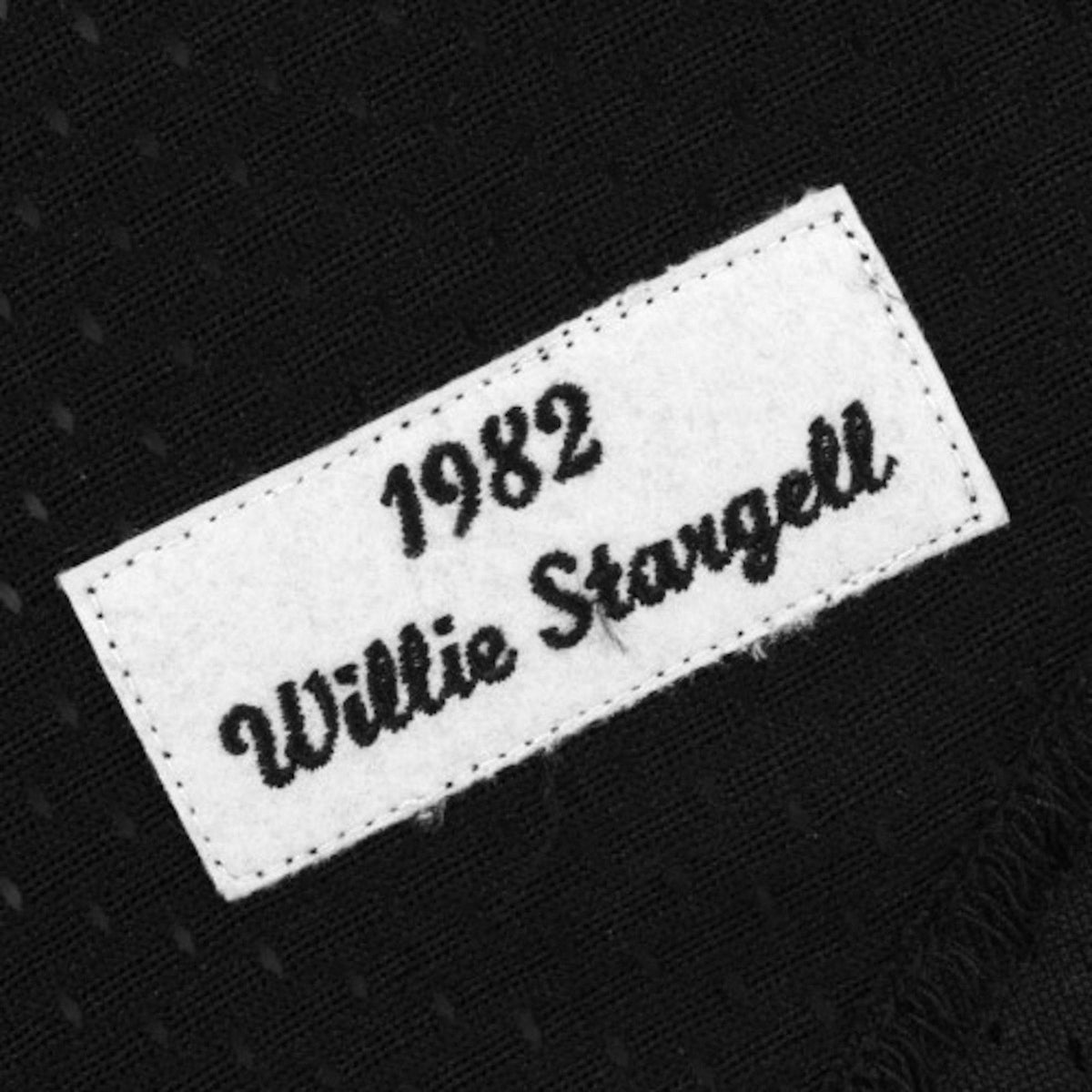 Men s Pittsburgh Pirates Willie Stargell Mitchell And Ness Black 1982 Authentic Cooperstown Collection Mesh Batting Practice Jersey Official Team Jers