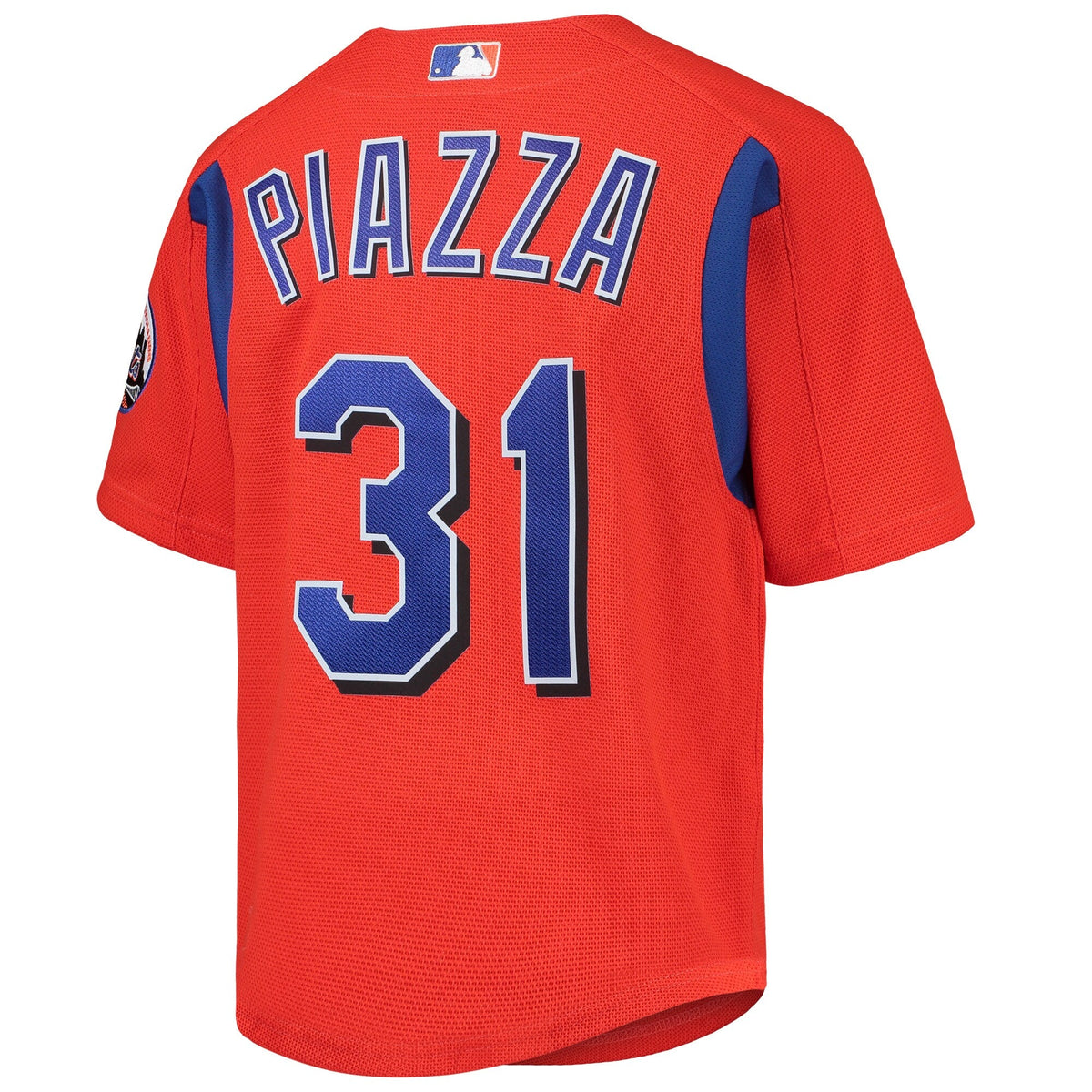 Men s Mike Piazza New York Mets Mitchell And Ness Cooperstown Collection Mesh Batting Practice Jersey - Orange Official Team Jersey Sports Fan Apparel