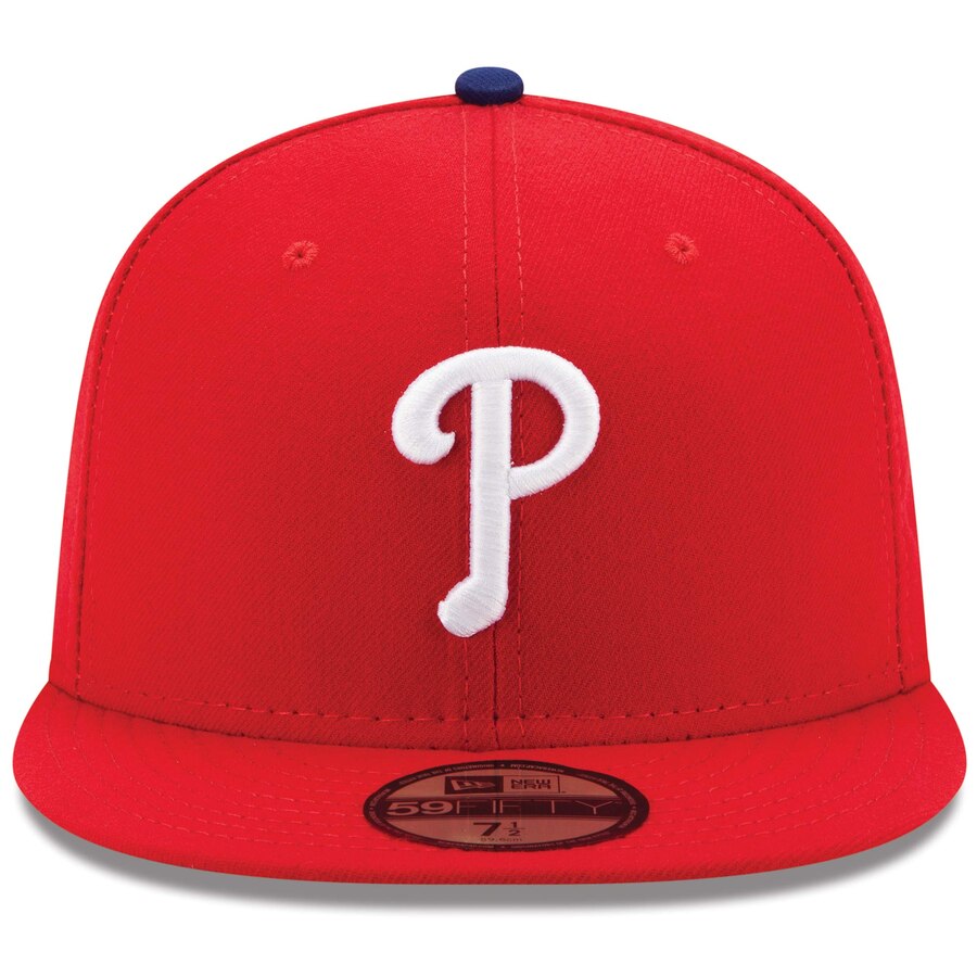 Men s Philadelphia Phillies Authentic Collection On-Field 59FIFTY Fitted Hat Official Team Hat Sports Fan Cap Official MLB Team Hat Baseball Fan Cap
