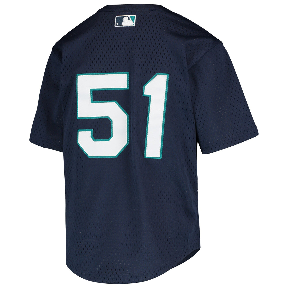 Ichiro Suzuki Seattle Mariners Mitchell And Ness Youth Cooperstown Collection Mesh Batting Practice Jersey - Navy Official Team Jersey Sports Fan Appa