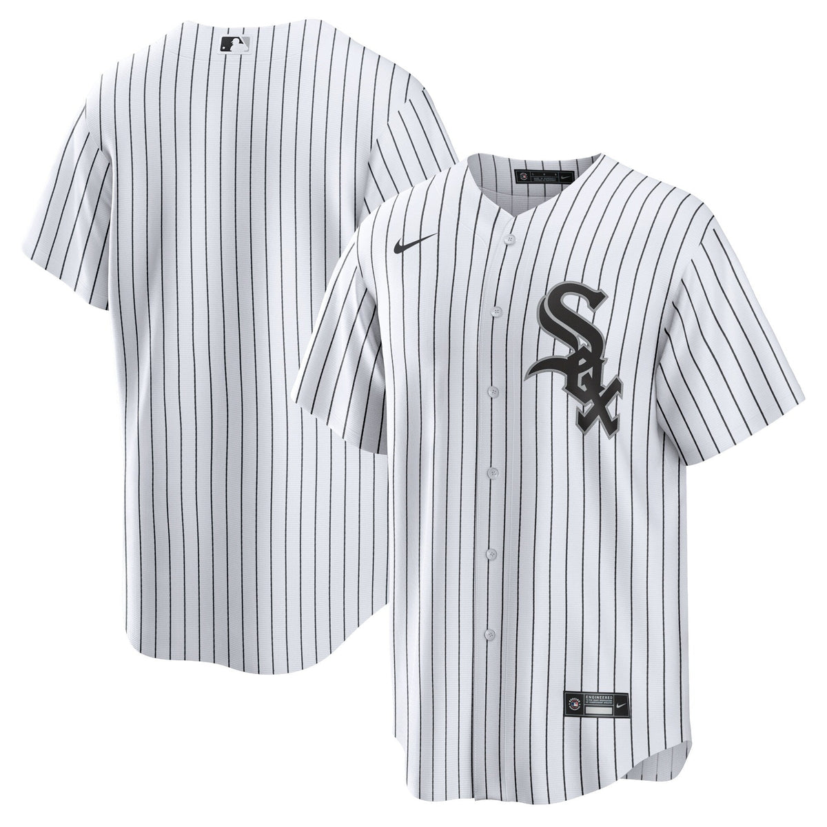 NIKE Men s Chicago White Sox White Home Blank Replica Jersey Official Team Jersey Sports Fan Apparel Official MLB Team Apparel Baseball Fan Gear