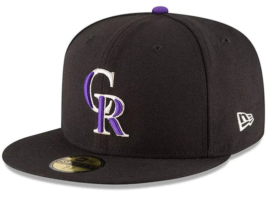 New Era MLB Colorado Rockies Game Authentic Collection On Field 59Fifty Fitted Hat Official Team Hat Sports Fan Cap Official MLB Team Hat Baseball Fan