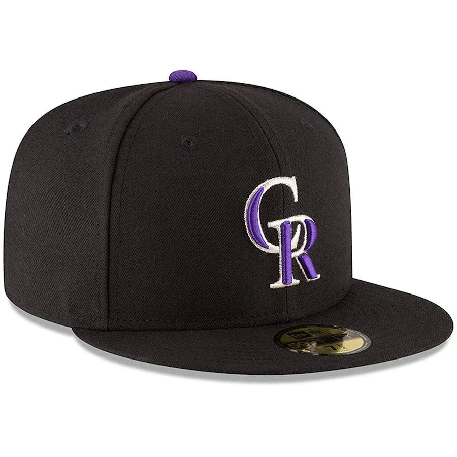 New Era MLB Colorado Rockies Game Authentic Collection On Field 59Fifty Fitted Hat Official Team Hat Sports Fan Cap Official MLB Team Hat Baseball Fan