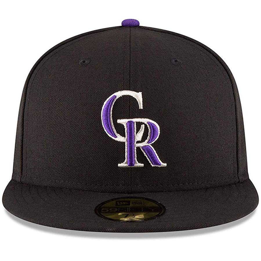 New Era MLB Colorado Rockies Game Authentic Collection On Field 59Fifty Fitted Hat Official Team Hat Sports Fan Cap Official MLB Team Hat Baseball Fan