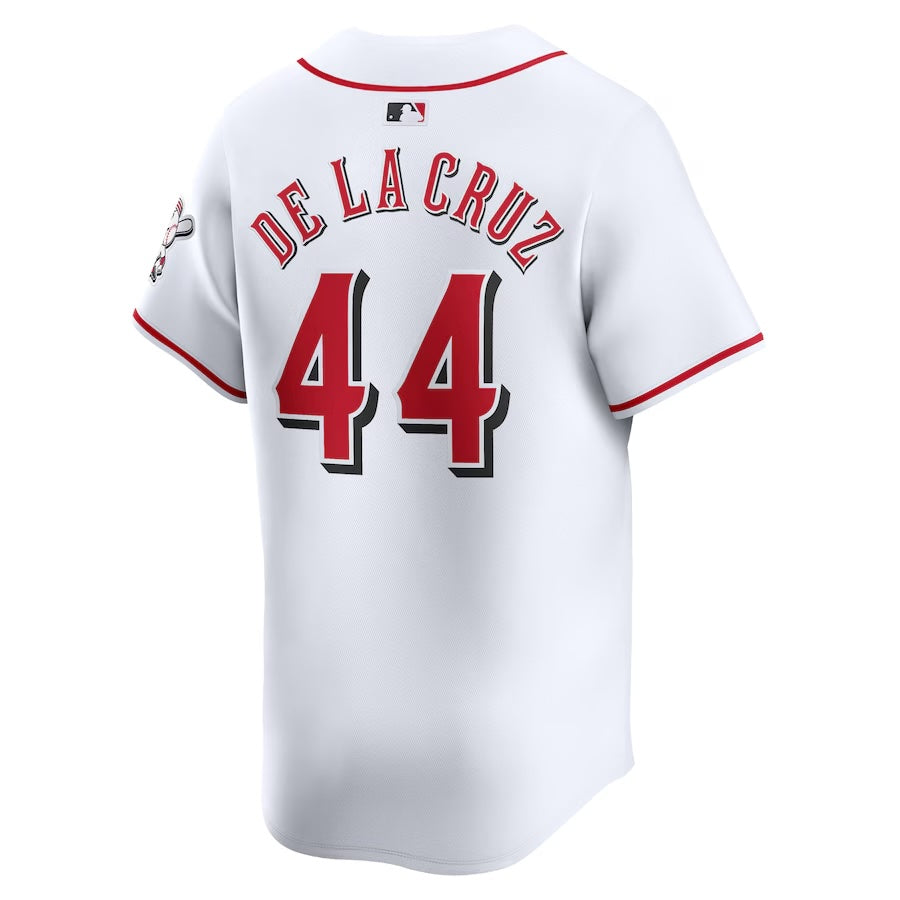 Youth Elly De La Cruz Cincinnati Reds NIKE White Home Limited Replica Jersey Official Team Jersey Sports Fan Apparel Official MLB Team Apparel Basebal