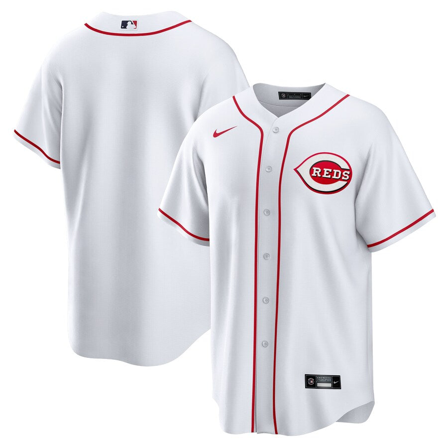 Youth Cincinnati Reds Nike Red Blank Home White Replica Jersey Official Team Jersey Sports Fan Apparel Official MLB Team Apparel Baseball Fan Gear