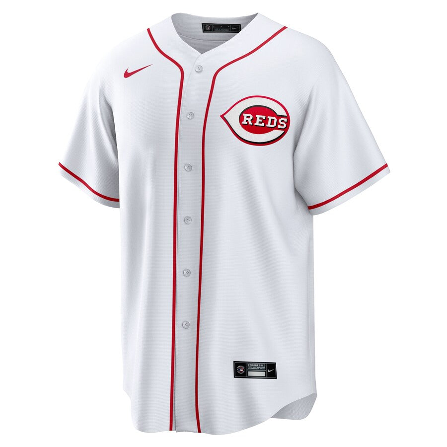 Youth Cincinnati Reds Nike Red Blank Home White Replica Jersey Official Team Jersey Sports Fan Apparel Official MLB Team Apparel Baseball Fan Gear